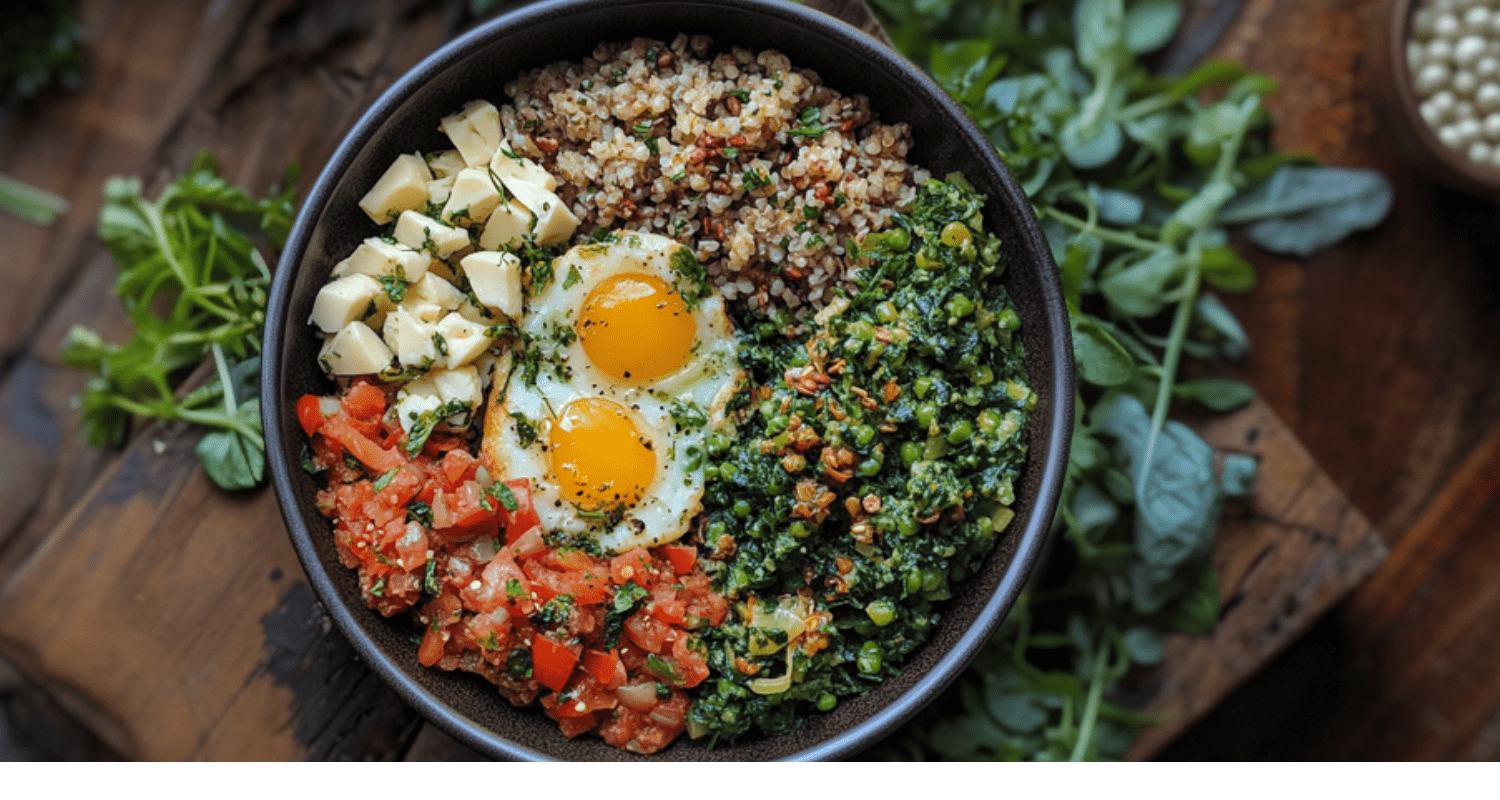 Authentic Anjappar Egg Fried Rice in preparation, with sautéed vegetables and scrambled eggs in a sizzling wok.